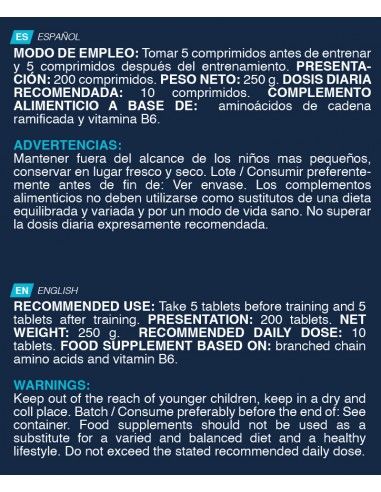 BCAA´S 2.1.1 (200 Comprimidos)