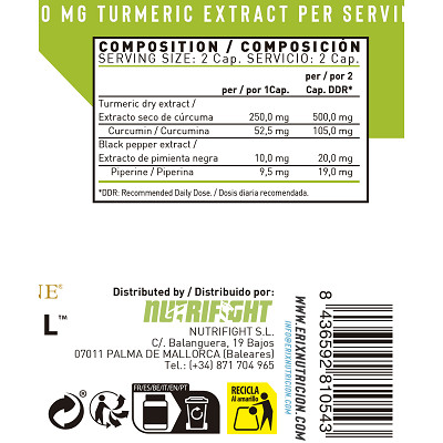 Turmeric Curcumin con BioPerine® 60 Caps