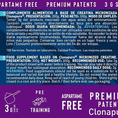 Clonapure® Creatine 300g