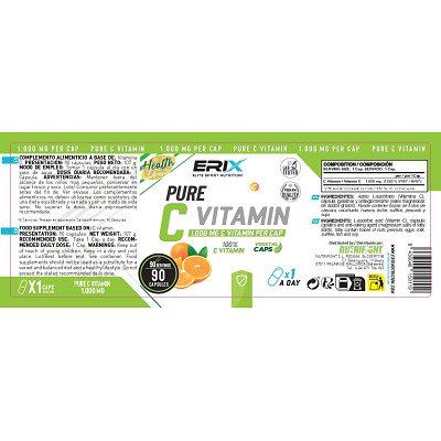 VITAMINA C 1000 MG (90 Cápsulas)