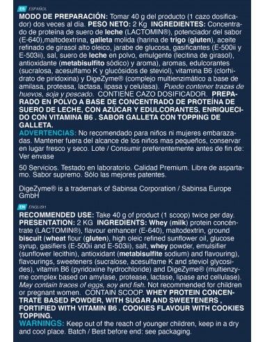 WHEY PLUS 2 KG GALLETA
