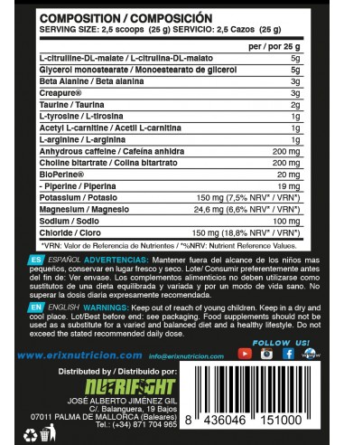 EXPLOSIVE STRENGTH 500 GR SANDIA