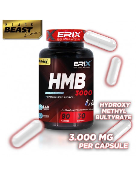 thumbnail image 2 of Triple Strength HMB 3000mg - 240 Caps, Non-GMO, Gluten Free, Muscle Gain & Health 2 of 6