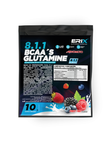 GLUTAMINA+BCAAS (ajinomoto) 1x10 Gr....