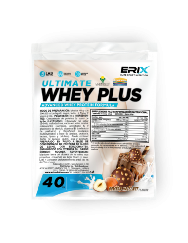 Whey Plus Ultimate 1x40 gr. Bombon...