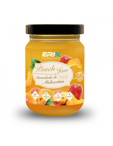 Mermelada 0% 170 g Melocoton 18% proteina