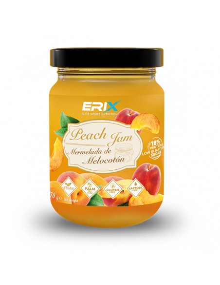 Mermelada 0% 170 g Melocoton 18% proteina