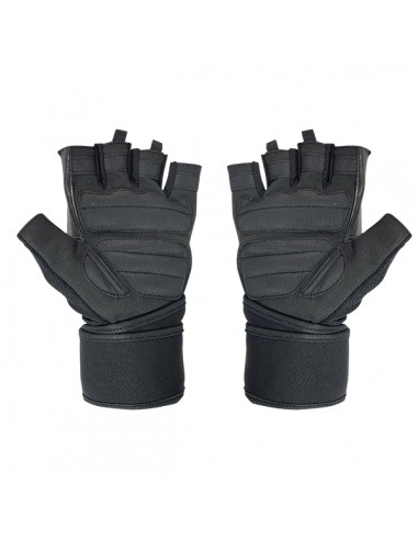 Guante muñequera Negro/Azul Talla XL