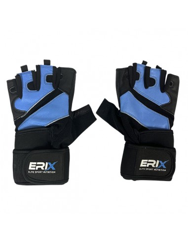 Guante muñequera Negro/Azul Talla L