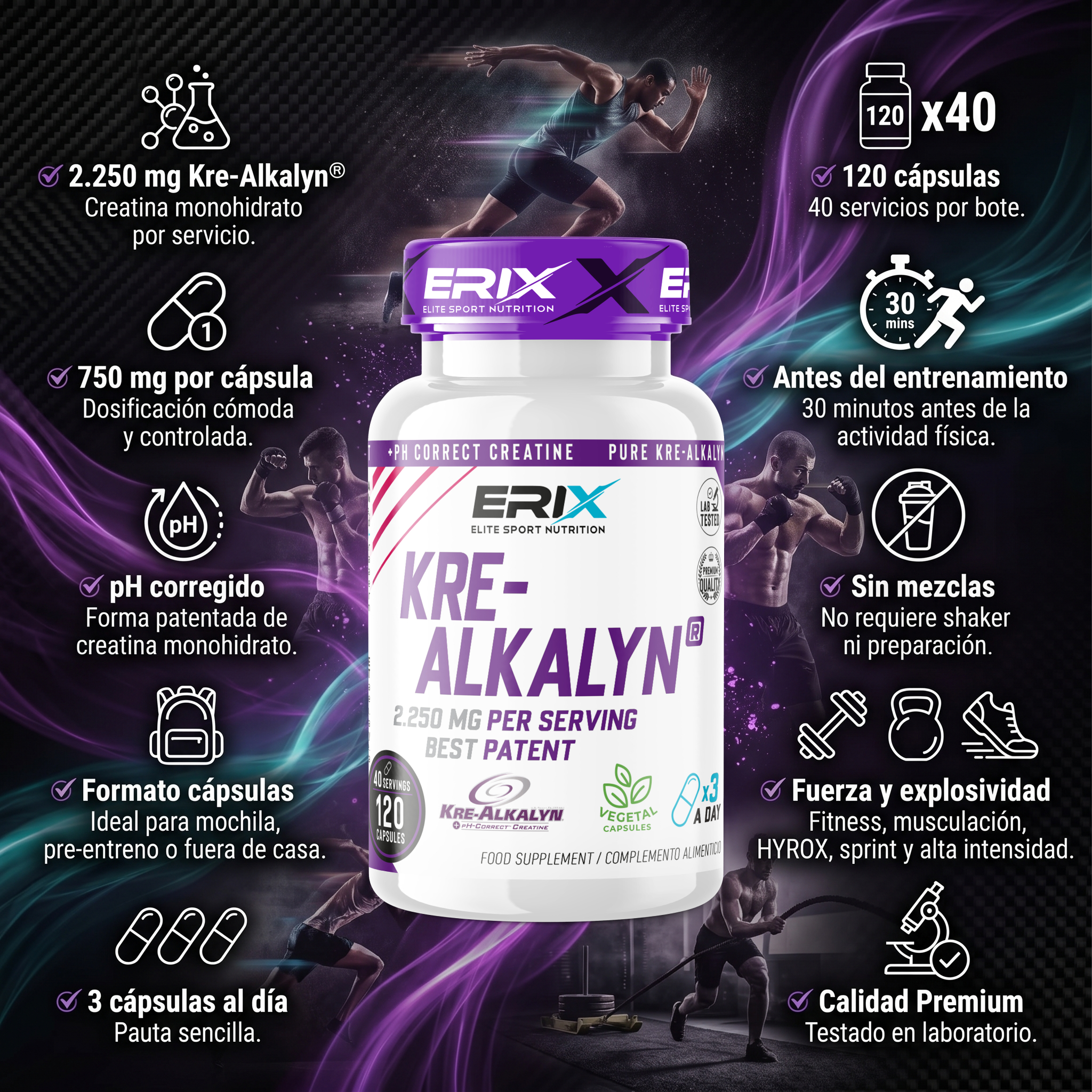 Beneficios KRE-ALKALYN 120 Cápsulas