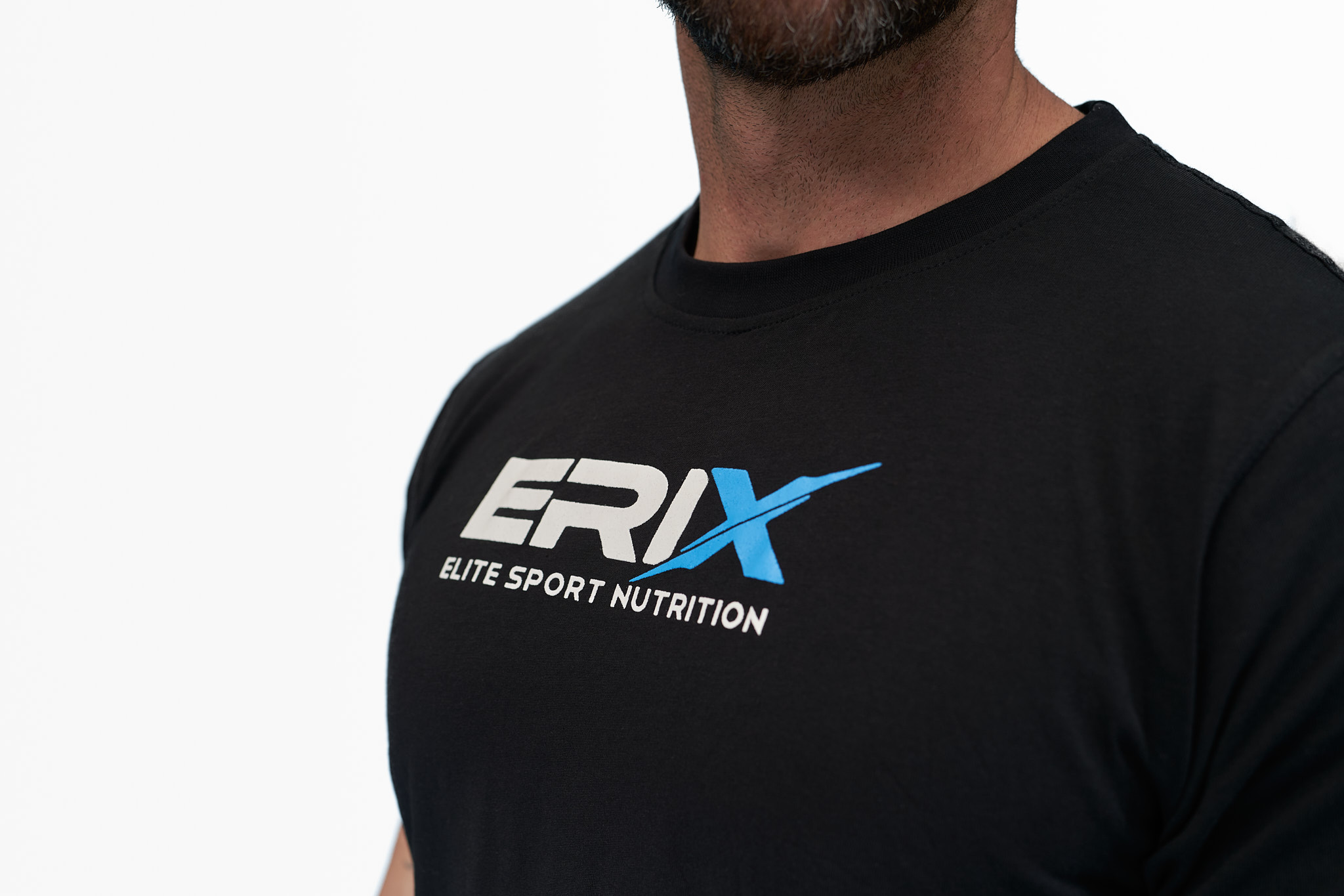 Camiseta m/c Negra - Erix Nutricion Talla XL