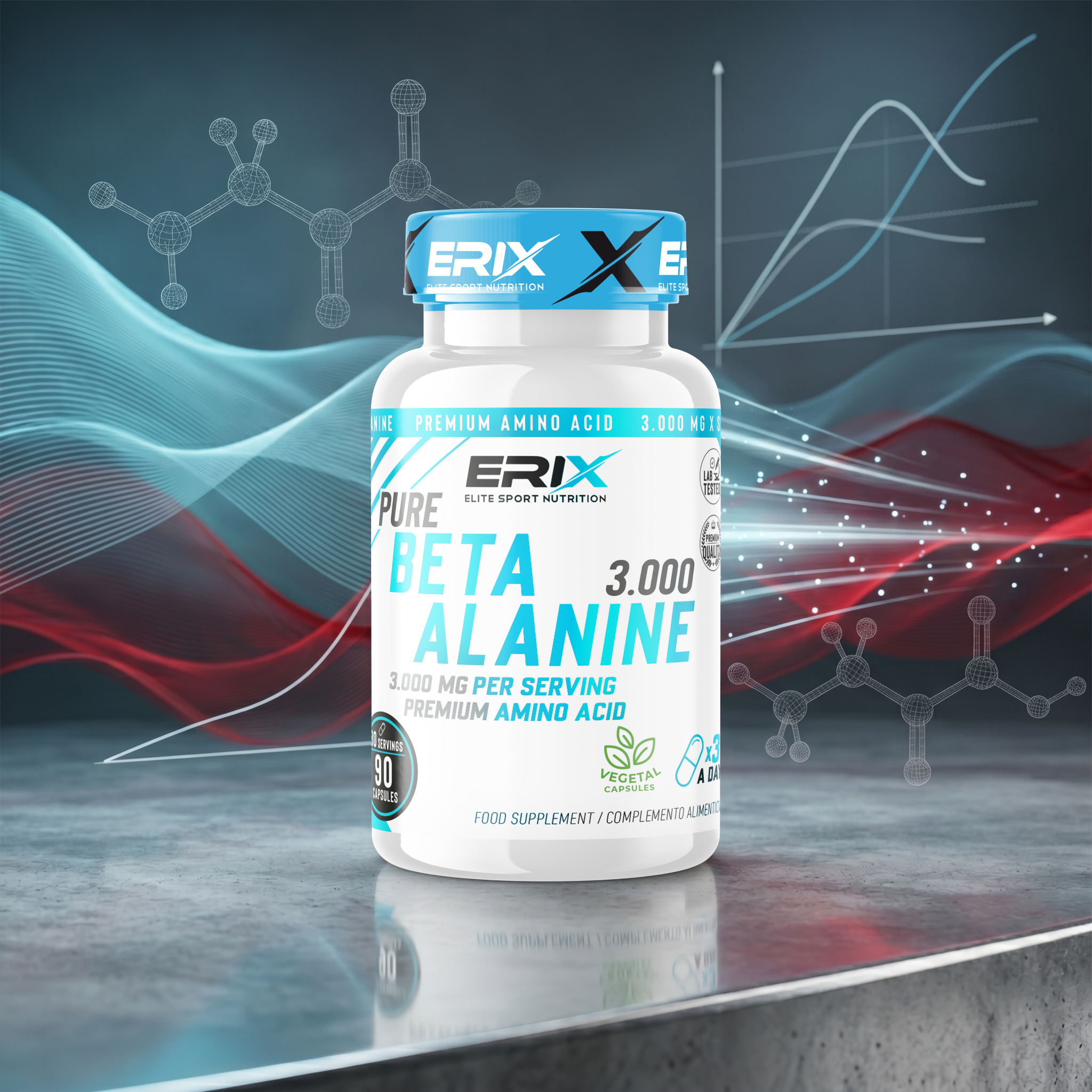 Beta Alanine 3000 mg 90 cápsulas