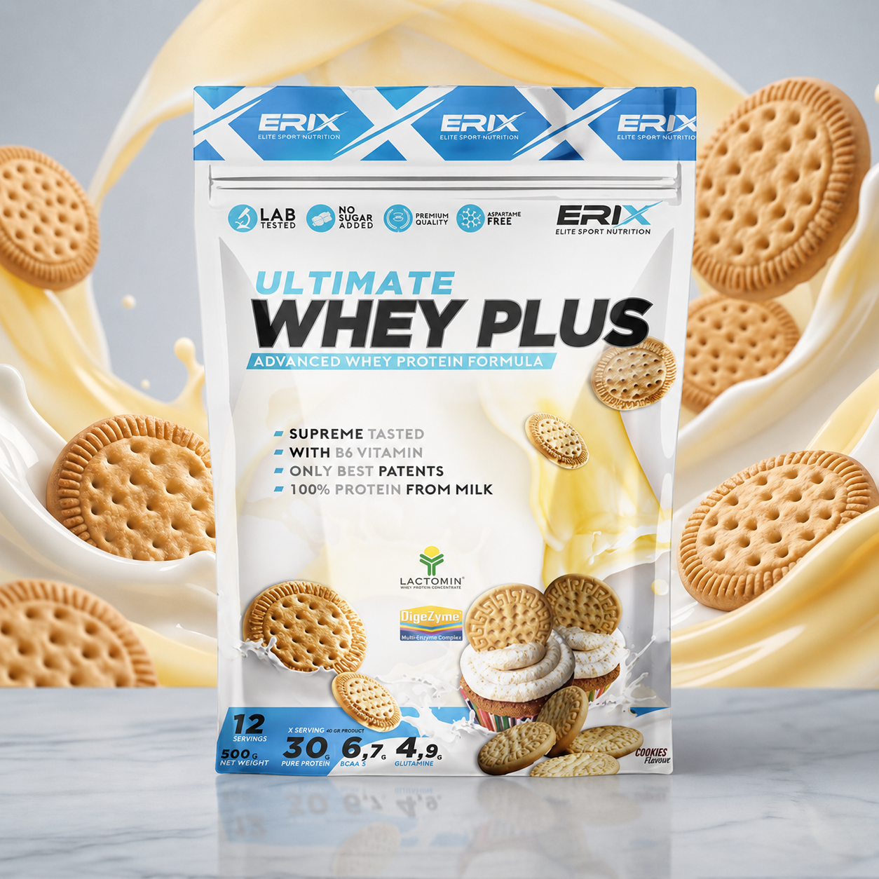 WHEY PLUS ULTIMATE GALLETA 500 GR