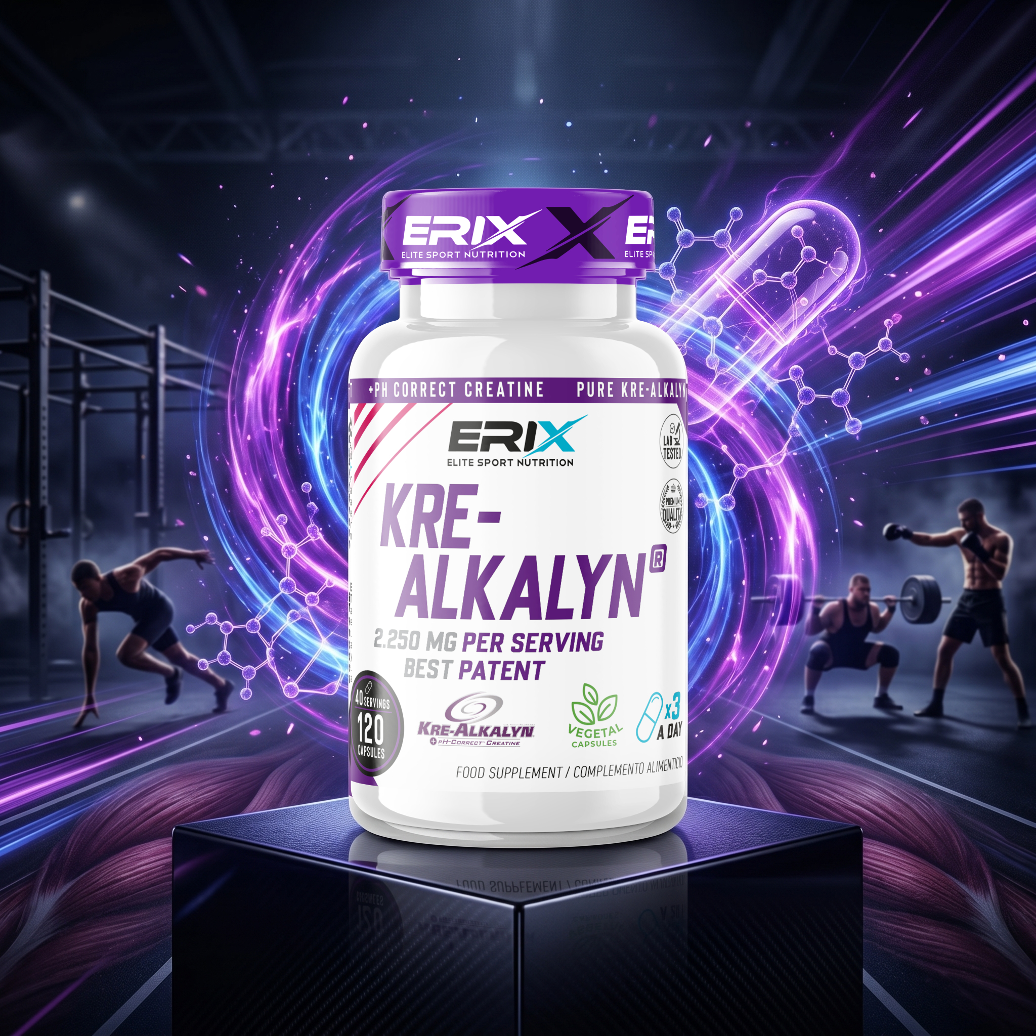Presentación KRE-ALKALYN 120 Cápsulas