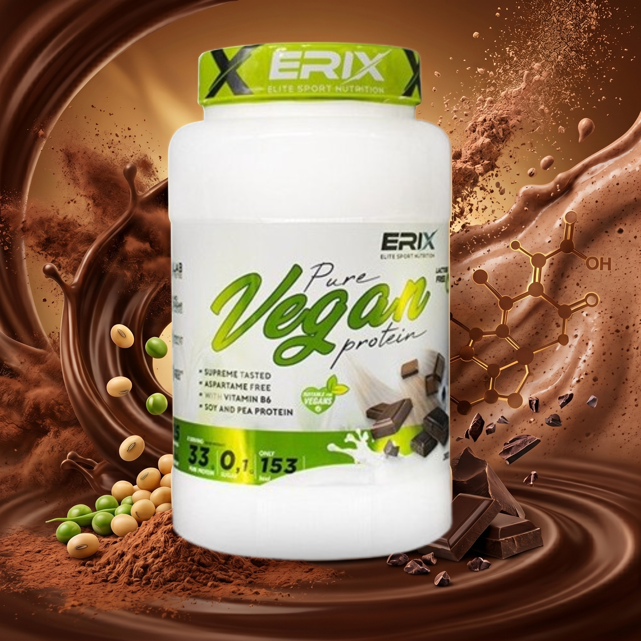 Presentación VEGAN 1 kg Chocolate