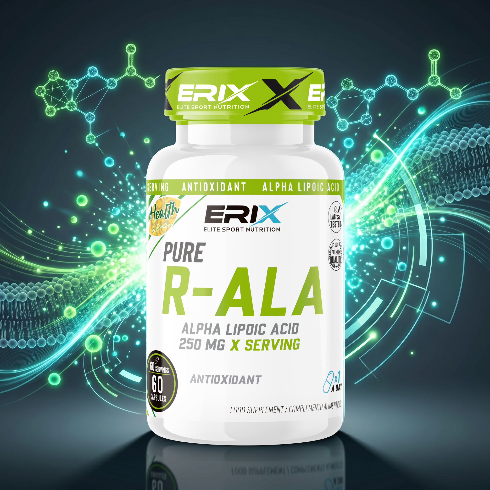 Presentación R-ALA 250 mg